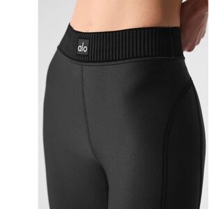 ALO Yoga Jet Black High-Waist Leggings